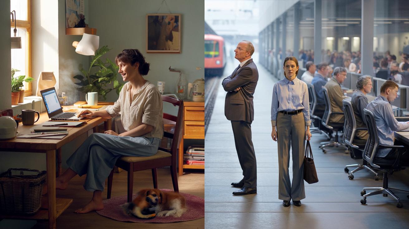 After four years of research, scientists conclude that working from home makes people happier, even as managers resist the findings