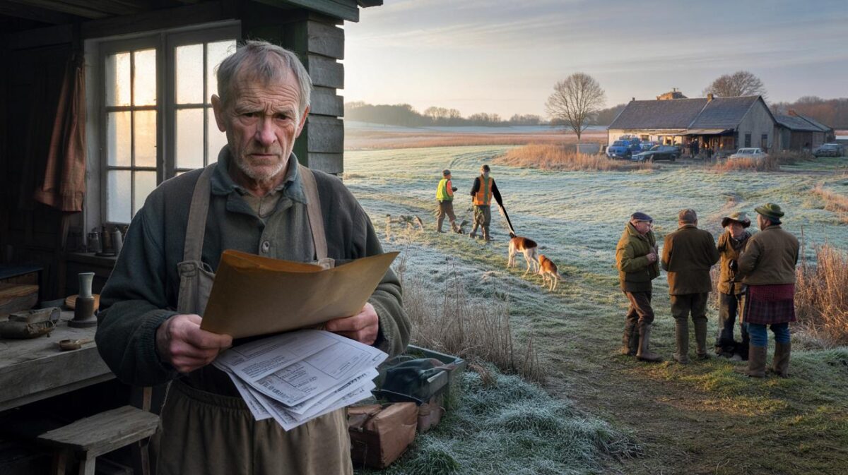 Bad news for a landowner who let hunters onto his fields: now he faces full agricultural tax despite no income from farming - a story that splits rural communities